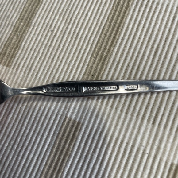 Chintz Rose Nasco Stainless Two Cocktail Forks - Picture 6 of 6